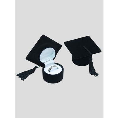 1pc Graduation Cap Shaped Jewelry Storage Box Sun Travel Cool Back To School