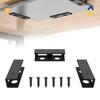 Under Desk Laptop Bracket with Wall Mount Option for Laptops Tablets Keyboards and Routers 10.3x3cm Sturdy Carbon Steel