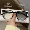 Retro Square Frame Color-Changing Glasses - Anti-Blue Light, Myopia-Friendly for Men and Women