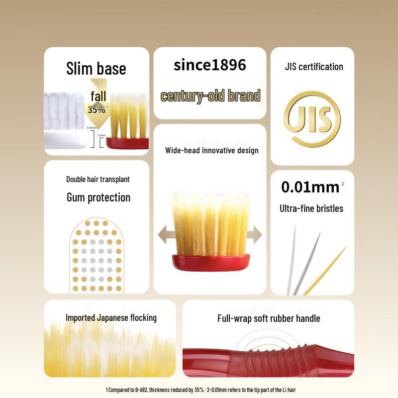 Ebisu 48-Hole Wide Head Toothbrush