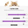 5PCS/SET Nylon Reflective Cat Collars Portable Adjustable Cat Collar Pet Collars  Outdoor