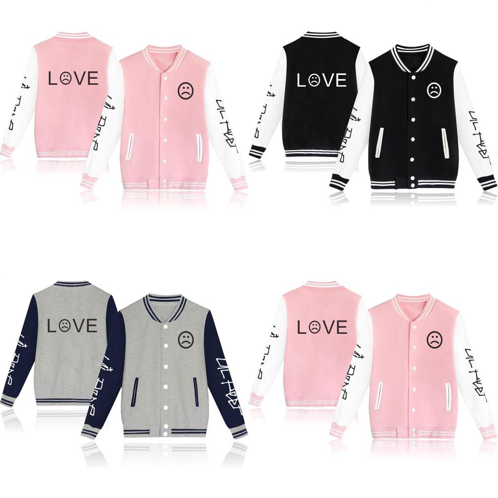 Liebe Pullover Sweatshirt Hip Hop Trauriges Gesicht Frauen Männer Rapper Neue Hoodies