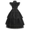 Girls Halloween Cosplay Costume Dress Movie Kids Gothic Dancing Vestidos Party Outfits Dress