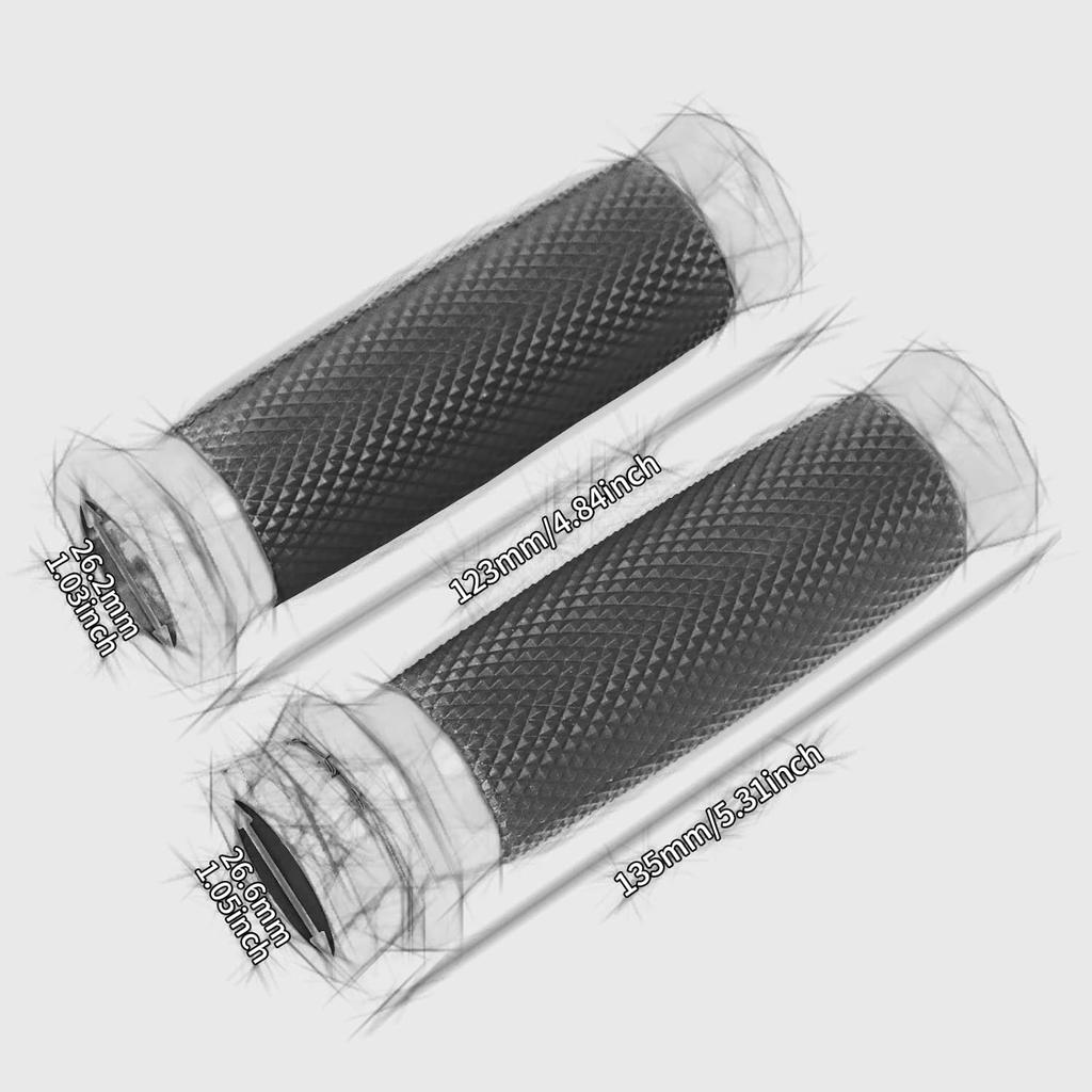 Handlebar Grips for 1" 25mm Handle Bars Universal Fit for Harley Touring Dyna Softail Sportster XL883 1200