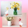 Mini Knitting Hats with Sunglasses Cute Mini Goose Outfits Soft Knit Hat Sunglasses Decorations for Magnetic Goose Statue Small Pets