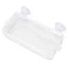 Reptile Feeder Cup Prevent Escape Transparent Reptile Feeding Dish with Suction Cup for     Bearded Dragon