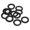 PATIKIL M20 Rubber Flat Washer 12 Pack 20mm Inner Diameter