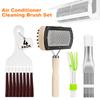 4Pcs Air Conditioner Condenser Fin Cleaning Brush Refrigerator Coil Cleaning Whisk Brush for Refrigerator Evaporator Radiator