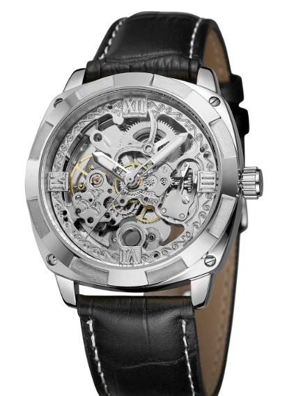 

Forsining Gold Waterproof Mechanical Watch, Men S Fashion Casual Automatic Mechanical Watch