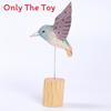 Wooden Handcrafted European Style Hummingbird Desk Decor With Painted Finish For Gifts And Home Decor