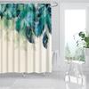 Rose Plum Blossom Flowers Print Waterproof Shower Curtain Washable Fabric Bath Curtain Home Bathroom Curtains With 12 Hooks