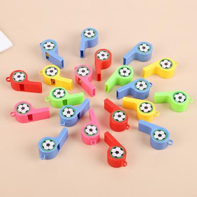 24Pcs Colorful Soccer Whistles Kids Football Birthday Party Favors Goodies Bag Pinata Filler Toys Boy Girl Christmas Gifts