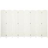 8-Panel Room Divider, Foldable Privacy Screen, Privacy Wall for Living Room, Bedroom, Home Office, White