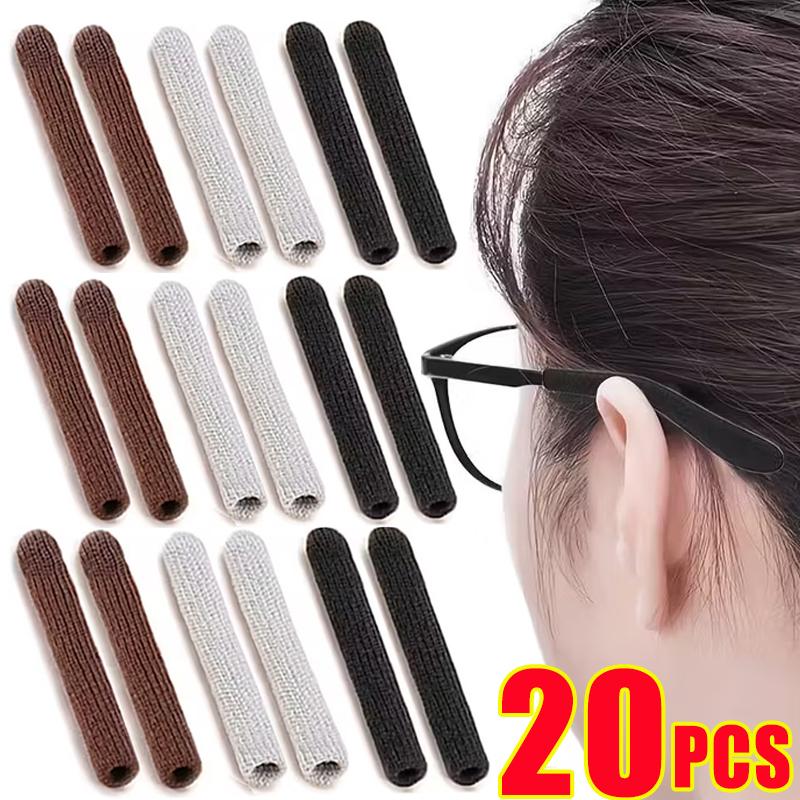 10pairs Anti-slip Glasses Temple Knitted Frame Cover Eyeglass End Temple Sunglass Leg Cover Glasses Fixed Glasses Leg Cover