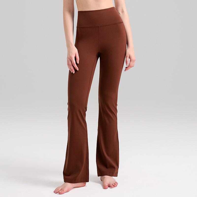 

Женские леггинсы для йоги с высокой талией и расклешенным низом Nude Feel - Подтягивающие ягодицы, Дышащие, Быстросохнущие, Фитнес-леггинсы. L