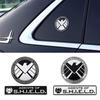 Marvel S.H.I.E.L.D. Metal Car Decal Sticker SHIELD Stickers for Cars Motorcycles Fuel Tanks Car Bodies Windows and Electric Vehicles
