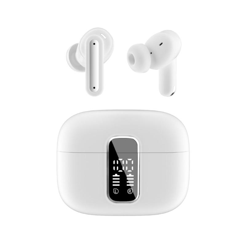 

SP99 Touch Control Earbuds Bluetooth-compatible 5.0 Wireless Earphones Double Digital Display for Tablets Phones білий
