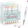 Sanrio Characters Ohuhu Illustration Markers Dual Tip (Brush Fine) 48 Colors