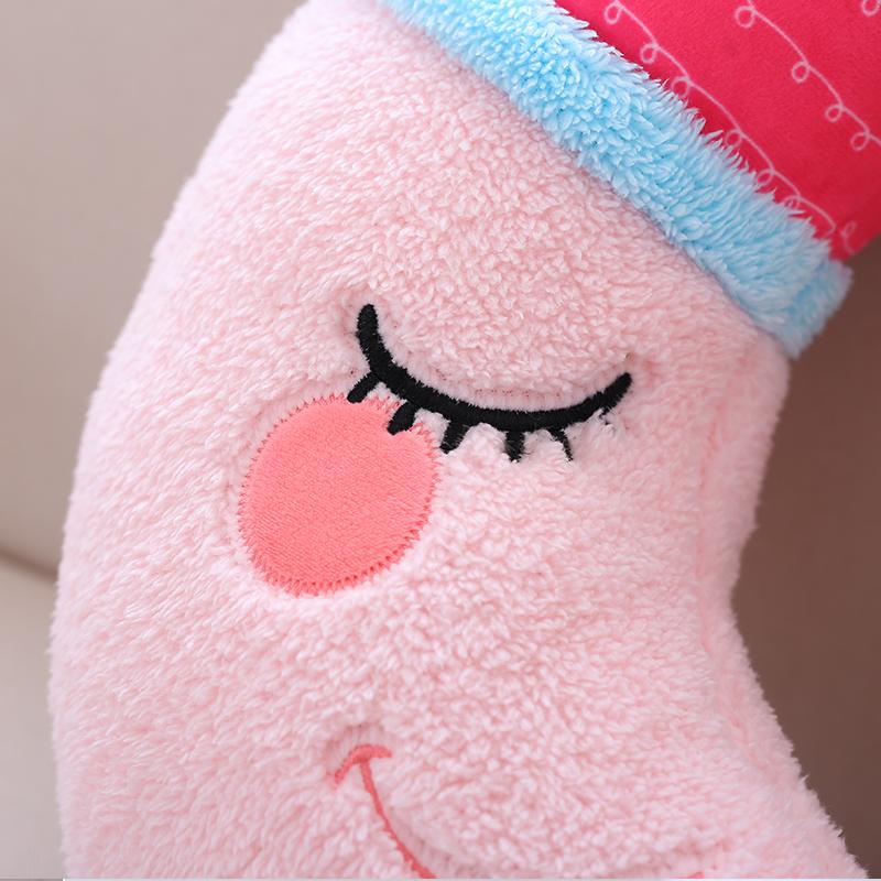 Fluffy Star Cloud Moon Rainbow Plush Pillow Stuffed Sky Natural Cushion Yellow Pink Blue Shy Emotion Plushie Decoration Gift