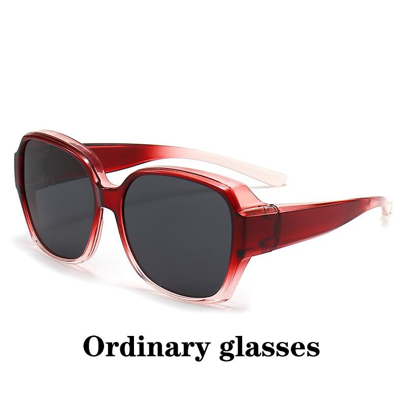 Fashion Round Polarized Sunglasses Cover Over Myopia Prescription Glasses Portable Men Women Vintage Fishing Driving Eyewear