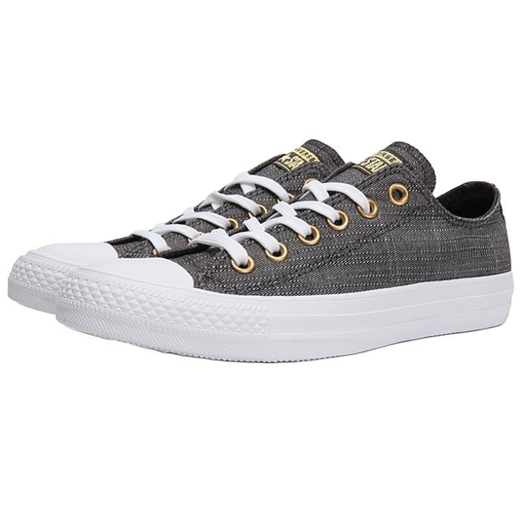Converse Chuck Taylor Comfortable Low-Top Canvas Shoes Women Sneakers Gray 560644C