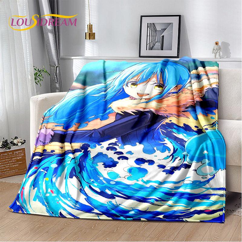 I Got Reincarnated As A Slime Anime Soft Plush Blanket,Flannel Blanket Throw Blanket for Living Room Bedroom Bed Sofa Picnic Kid