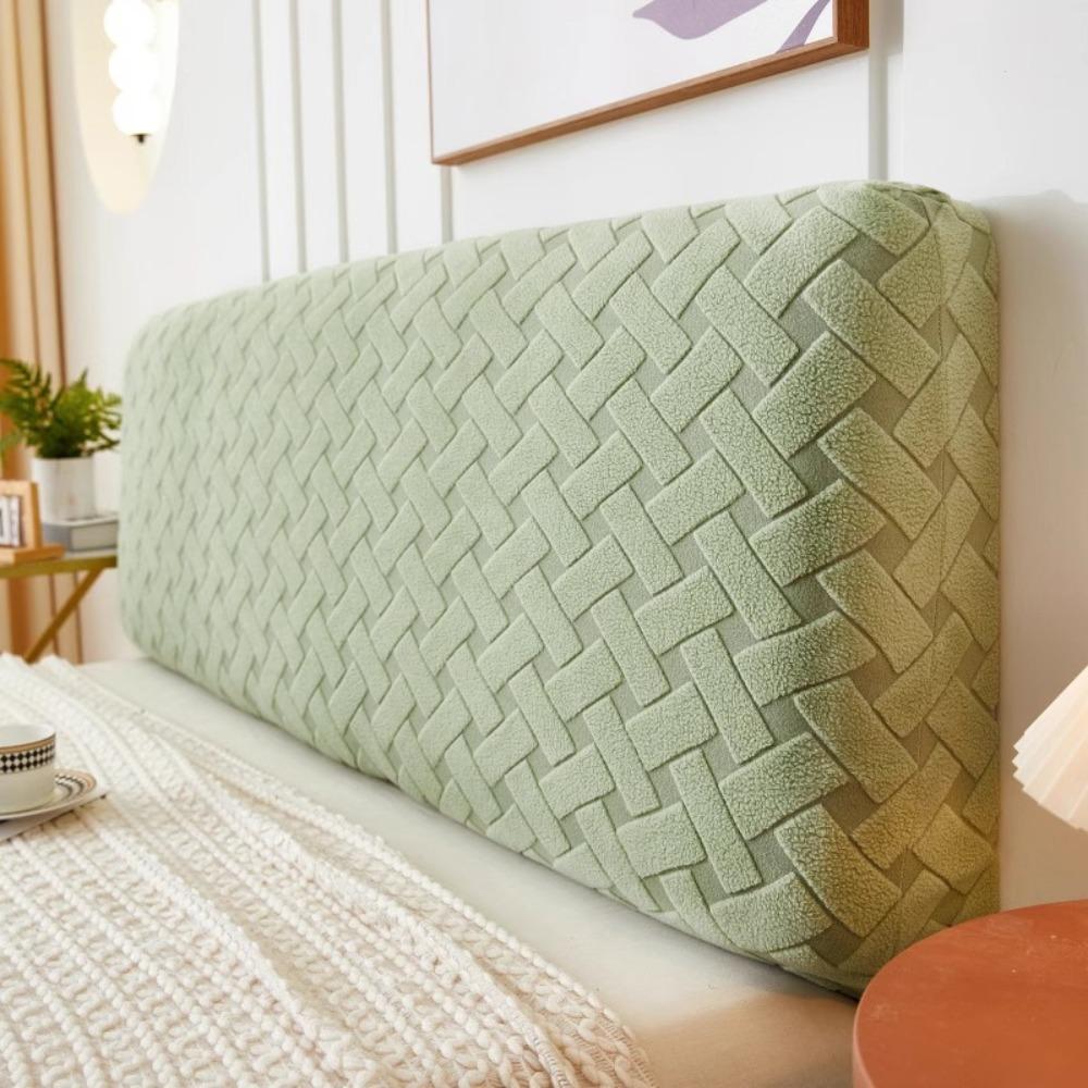 All Inclusive Bedhead Dust Cover Anti-Collision Jacquard Headboard Covers Solid Color Universal Fit Protector Cover Home Decor