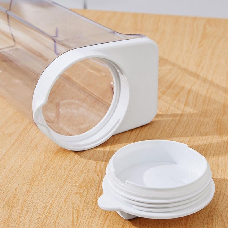 Drink Container With Leakproof Secure Screw Lid Heatproof Plastic Pitcher For Kitchen Outdoor Beverage Bottle Family Use