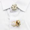 New 1-piece23MM French Style Shirt Cufflink Set, Simple Wedding Shirt, Clothing Decoration Accessories