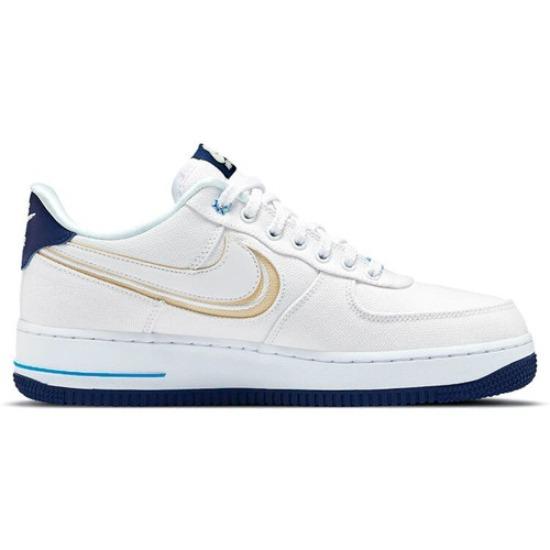 Nike Air Force 1 Low White Canvas Navy - DB3541-100
