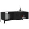 VidaXL Table basse noir 102x50x40 cm bois d'ingénierie 829309