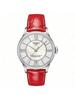 Women's Mechanical Watch, White Dial, Genuine Leather Strap, Exquisite Craftsmanship, Stylish Elegant, Suitable Daily Wear. T099.207.16.118.00