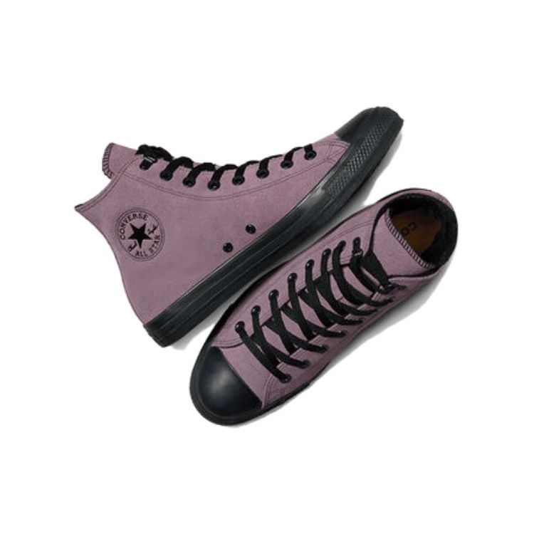Converse Chuck Taylor All Star Simple Versatile High-Top Canvas Shoes Women Sneakers Purple A05612C