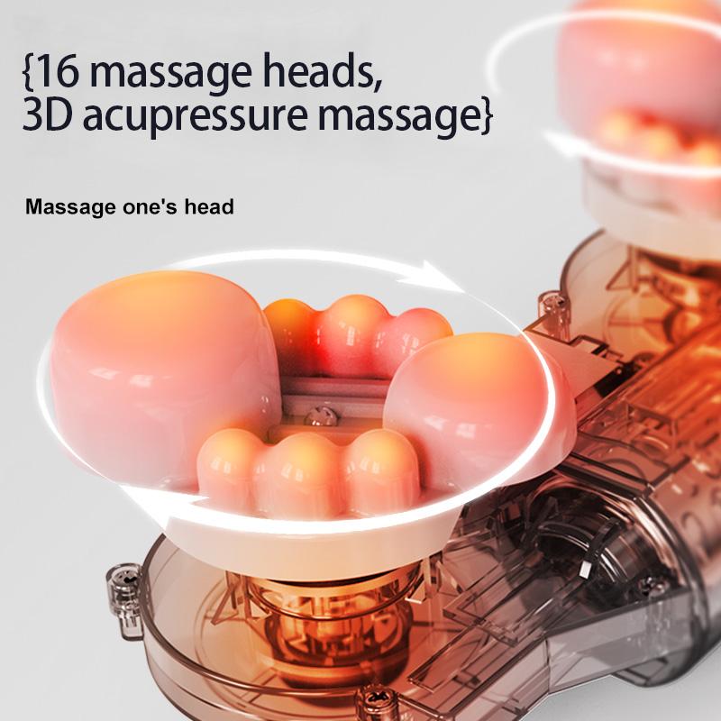 Nackenmassagekissen Zervikaler Massager Hüfte Rücken Schulter Shiatsu Kneten Multifunktional Heim Auto Gebrauch Entspannung Geschenk