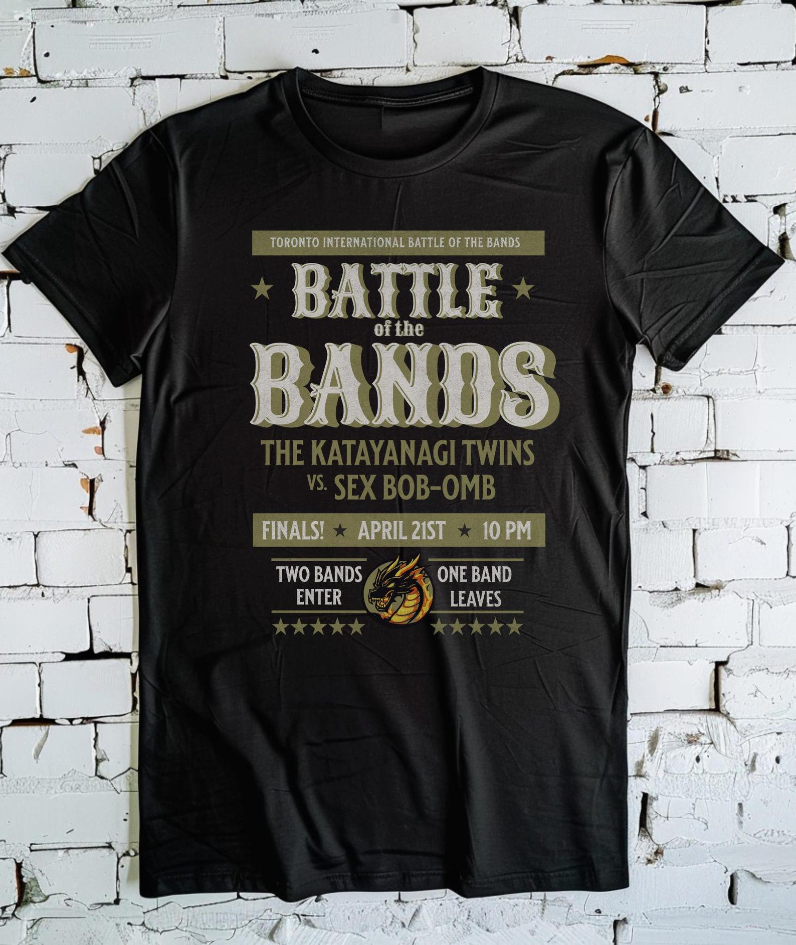 Scott Pilgrim Battle of the Bands shirt, Katayanagi Twins, Scott Pilgrim shirt inspired by movie, gift for movie geeks, battle of the bands 4XL