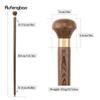 Yellow Wooden Traditional Single Joint Walking Stick Decorative Cospaly Party Wood Walking Cane Halloween Mace Wand Crosier 87cm