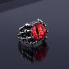Mode créatif mauvais œil anneaux pour hommes femmes personnalité mâle Punk 4 couleurs anneau bijoux hommes Bar boîte de nuit accessoires cadeaux