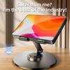 360 Rotate Aluminum Alloy Portable Tablet Holder For iPad Adjustable Flexible Folding Lazy Desktop Live Mobile Phone Stand Mount
