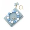 Boho Style Butterfly Wristlet Wallet Keychain Butterfly Charm Bangle Wallet Keychain  Cards Storage