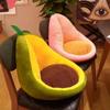 Plush Seat Cushion Soft Comfortable Plush Waist Support Chair Cushion Cute Office Chair Cushion Birthday Present Cojines