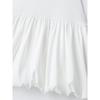 Sexy Knit Mini Dress Women Elegant Backless Sleeveless Puffy Dresses Female 2024 Spring Summer Party Fashion White Short Robe