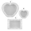 Rectangle Picture Frame Silicone Mold Heart Shape Epoxy Mold Handicraft Making