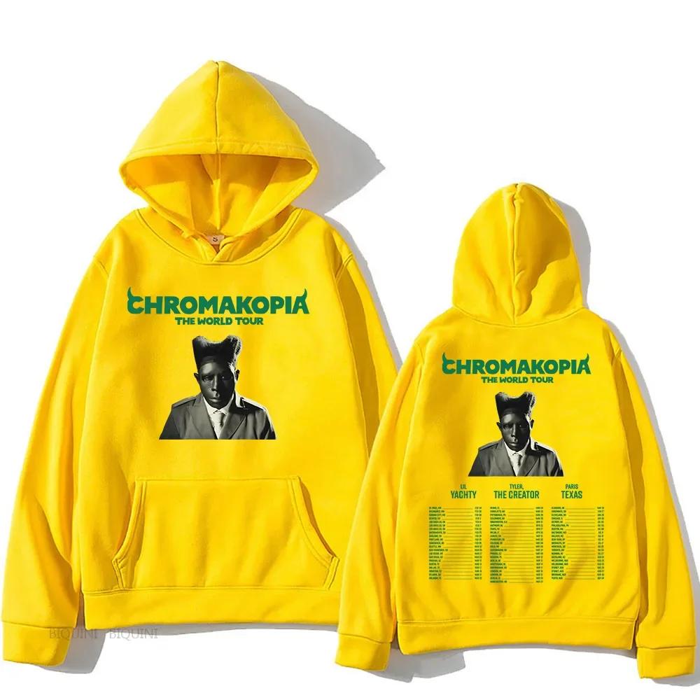 Chromakopia The World Tour 2025 Rap Singer Tyler Creator Hoodie Men's Unisex Hoodie