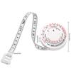 1 Pcs 150cm BMI Body Mass Index Retractable Tape Calculator Diet Tape Measures Tools Automatic Telescopic Tape Measure