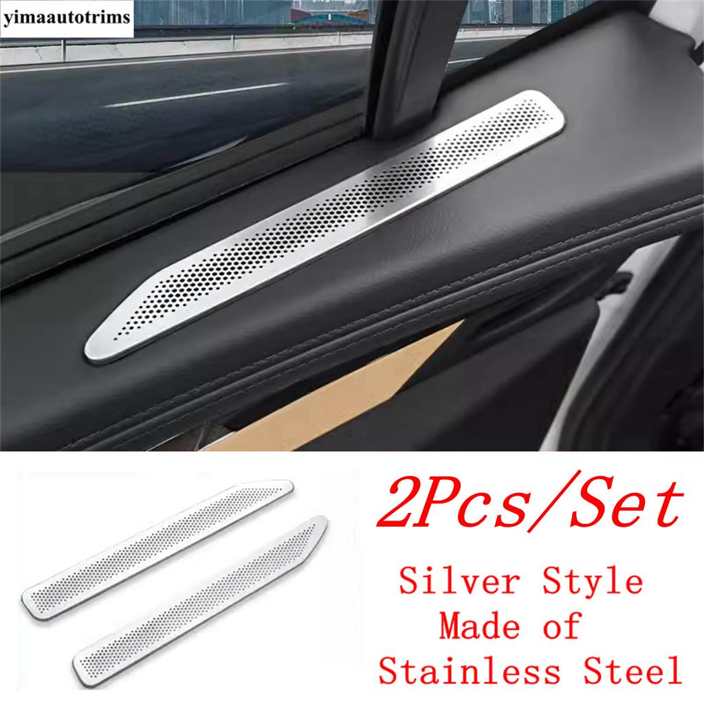 

Car Door Air AC Conditioning Outlet Vents Cover Trim For Geely Boyue L / Starray 2024 Stainless Steel Interior Accessories Silver Style