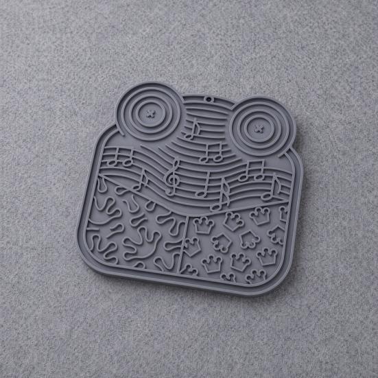Pet Lick Mat, Suction Cup Slow Feeder Mat, Multi-Texture Design, Silicone Slow Feeding Mat for Cats And Dogs Thick Treat
