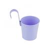 Hanging Planters Set of 5 Colorful Metal Flower Pots with Easy Detachable Hooks
