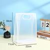 Transparent Plastic Gift Bag with Handle Reusable PP Material Packaging Bag Suitable for Weddings Valentine's Day Birthday Parties Business Occasions