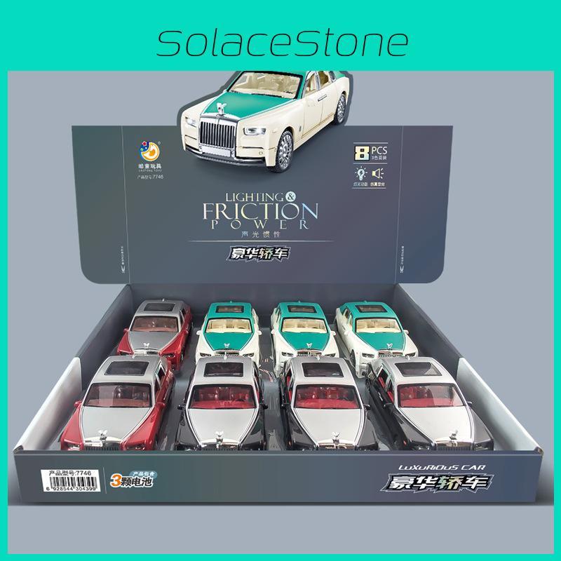 Door Luxury Six Sedan Model With Music Lighting And Inertia Power Kids Toy Car