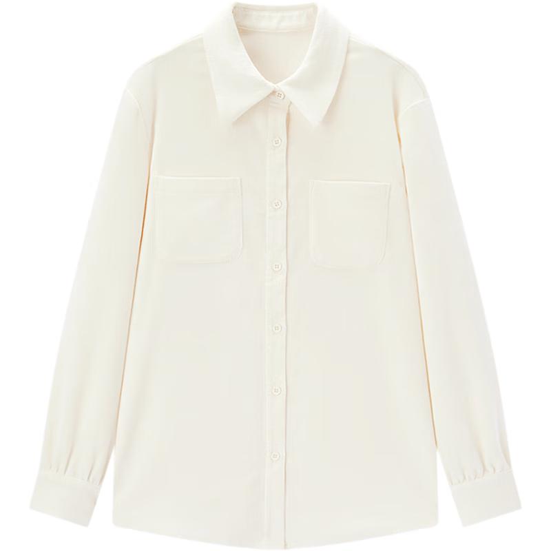 EICHITOO Women s Soft Lapel Long-Sleeve Shirt L